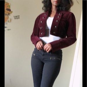 Gadzooks Vintage Velvet Blazer large